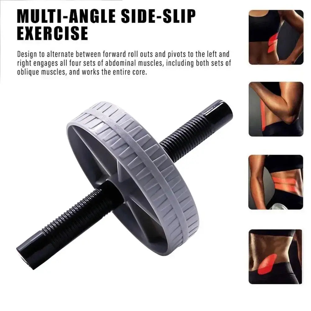 Silent Ab Roller – Core Strengthening Fitness Wheel