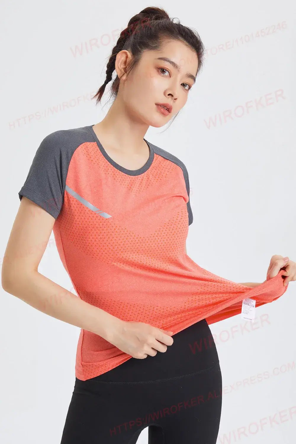 Women's Quick-Dry Yoga Shirt – Lightweight Sport Tee