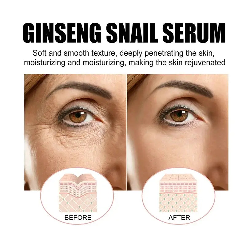 Ginseng Snail Repair Serum – Anti-Wrinkle & Brightening