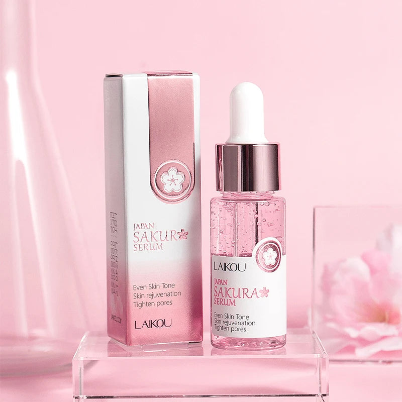 SAKURA  Skincare Set Complete Facial Care Including Eye Cream, Cleanser, Facial Oil, Lip Mask, PeelOff Mask Moisturizing For ALL