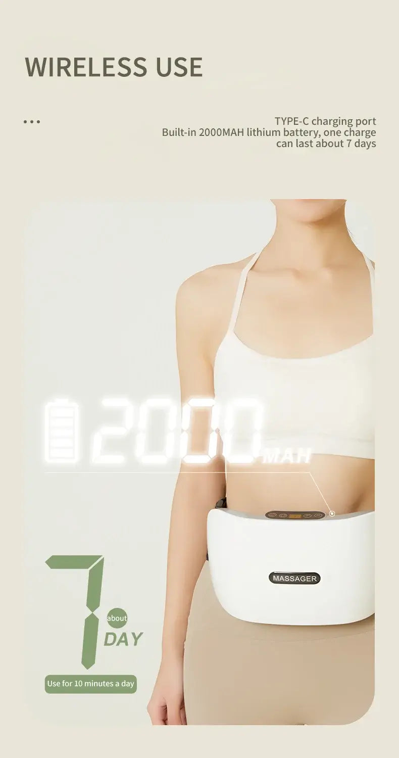 Automatic Abdominal Massager – Bian Stone Belly Rub Tool