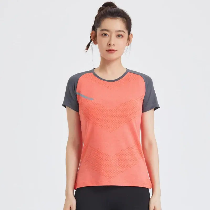 Women's Quick-Dry Yoga Shirt – Lightweight Sport Tee