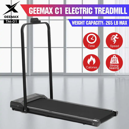 Electric Treadmill – Foldable with Bluetooth & Built-In Speakers