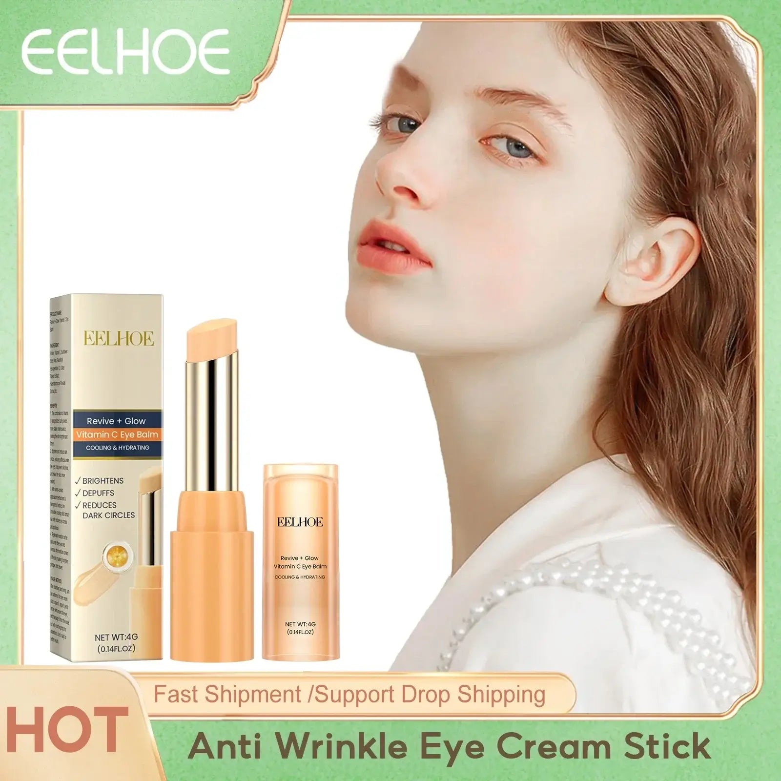 Vitamin C Eye Cream Balm Stick – Brighten & Reduce Puffiness