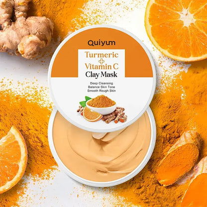 Turmeric & Vitamin C Mud Mask – Clarifies & Fights Acne
