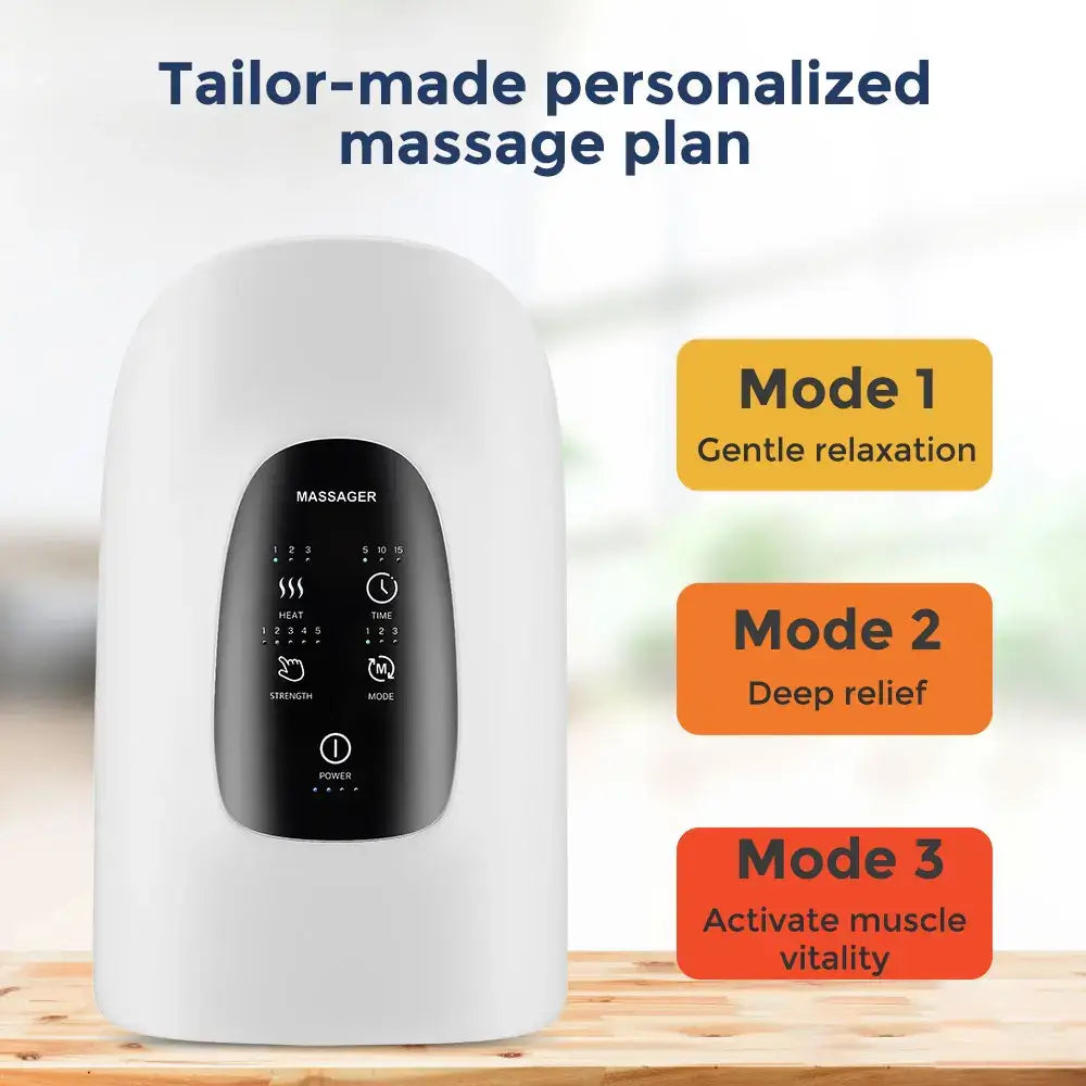 Electric Hand Massager – Heat & Air Compression Therapy