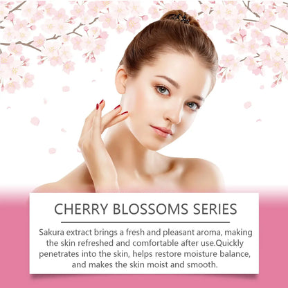 Sakura Skincare Set – Brightening & Anti-Wrinkle Face Kit