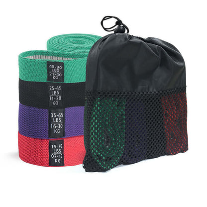 Long Fabric Resistance Bands Set – Pull-Up Assist & Workout