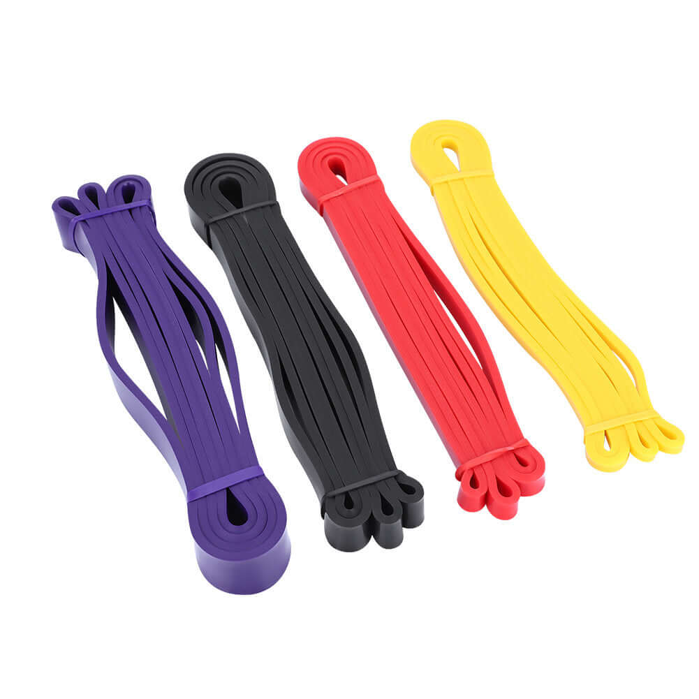4pcs Yoga Resistance Loop Bands – Latex Fitness Training Set