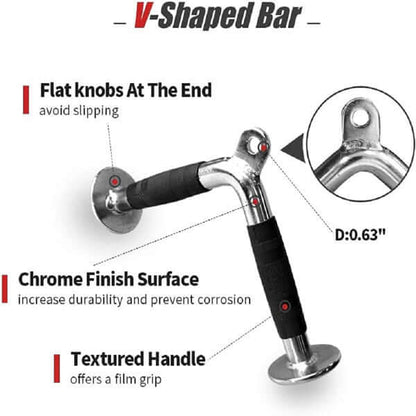 Multi-Functional Fitness Handlebars – Adjustable Pull-Down & Squat Rack
