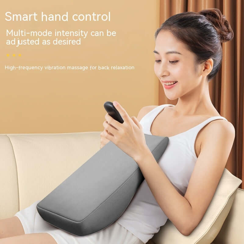 Neck & Lumbar Massager Cushion – Back & Spine Kneading Pillow