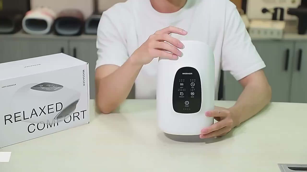 Electric Hand Massager – Heat & Air Compression Therapy